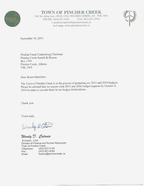 Image:2014-09-10 letter from Town advising of combined 2015-2016 fund.pdf